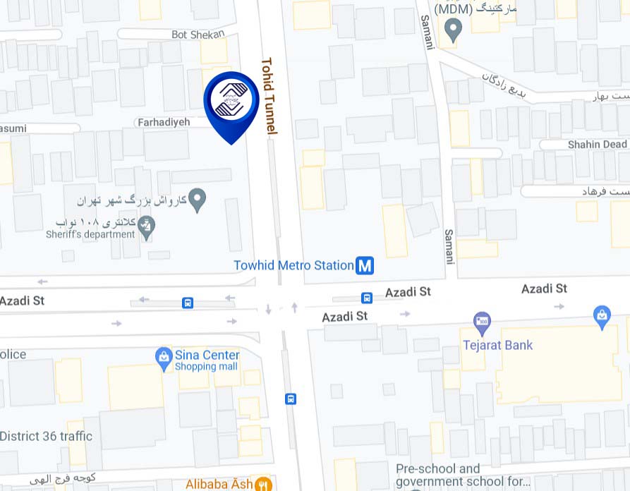 پویا پیوند در نقشه